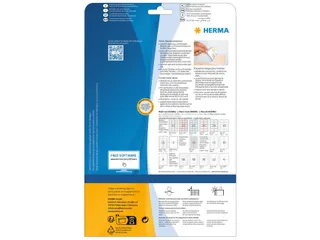 HERMA 4519 Naambadge textieletiket A4 199,6x143,5mm Wit 40 stuks - 3