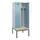 locker met bank,voor scheiding van kleding,HxBxD 2120x800x815mm,2vak