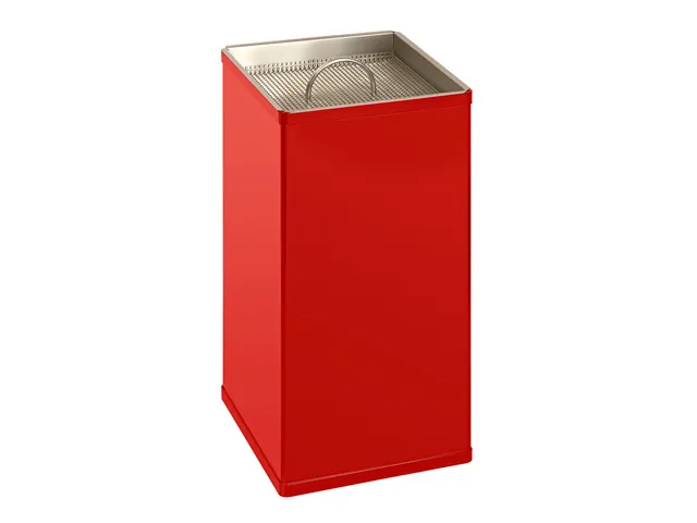 Zandasbak vierkant Rood