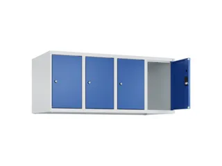 opzetkast,v. locker,4vak.,vak B 300mm,HxBxD 500x1200x500mm,vleugeldeur - 2