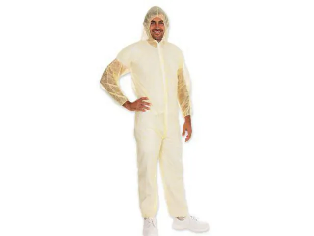 Hygonorm 27628 Coverall maat XL geel doos à 50 stuks