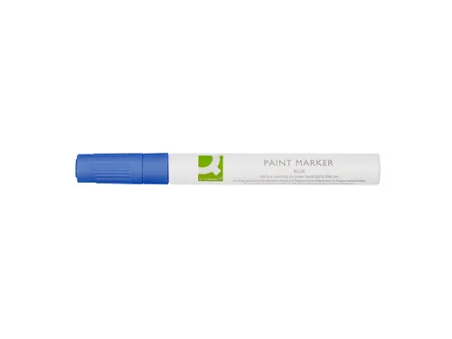 Q-CONNECT Paintmarker op oliebasis ronde punt 2-3mm Blauw