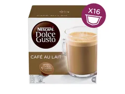 Koffiecups Dolce Gusto cafe au lait 16 stuks