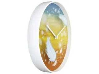 Wandklok Nextime dia 30cm multicolour kunststof Feathers - 3