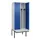 locker met bank,voor scheiding van kleding,HxBxD 2120x800x815mm,2vak