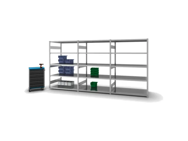 rayonnage modulaire,rayonnage départ,HxlxP 2000x1360x835mm