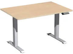 Bureau à hauteur réglable élec. HxlxP 730-1230x1200x800mm