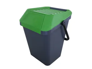 Easymax Afvalbak 45 Liter Grijs Groen - 1