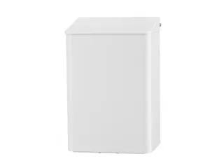 Afvalbak 6 Liter Met Klepdeksel Wit - 1