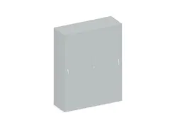 Schuifdeurkast 1540x1200x430mm Romp Lichtgrijs Decor Front Lichtgrijs