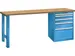 Établi Hxlxp 850X2000X800Mm 5Tiroirs Code-Lock Hêtre 50Mm Finition R