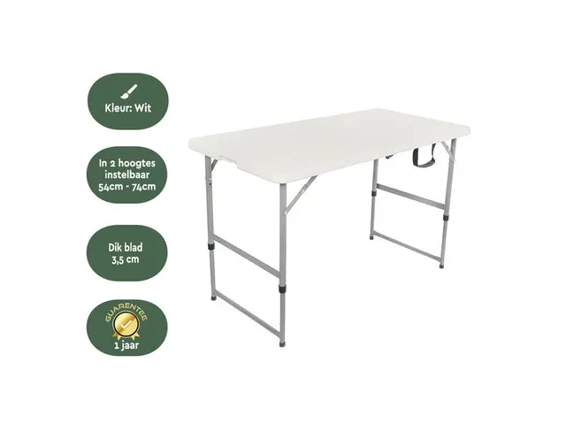 Vouwtafel 120x60x74cm FC120