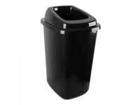 Afvalbak 45 liter zwart