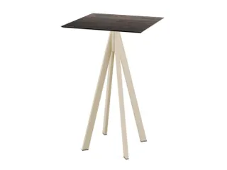 statafel,HxBxD 1090x700x700mm,rechthoekig,4voeten zandkleuren - 1