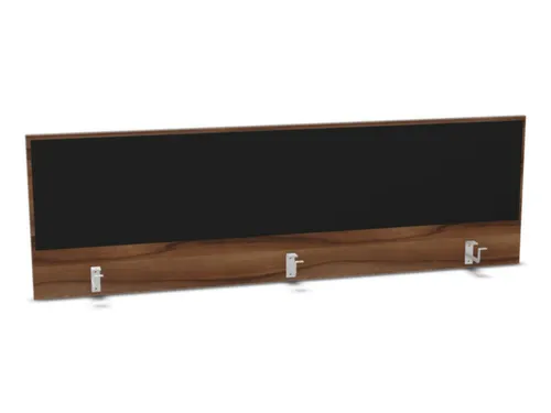 opzetpaneel bureau aanbouw achter NP-tiepolo nut BN8033-zwart 1800mm