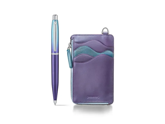 Balpen giftset Sheaffer VFM Expressions 9430 Gradient Blue ,Chrome tri