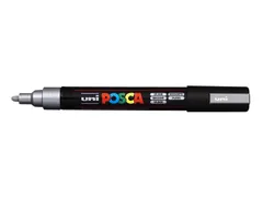 Verfstift Posca PC5M Medium Punt 1,8-2,5mm Zilver
