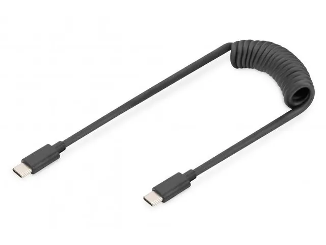 USB - Type C naar USB - Type C veerkabel TPU USB 2.0 PD60W Max; 1m