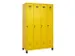 locker voor scheiding van kleding,HxBxD 1950x1200x500mm,4vak