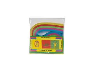 Vlechtstroken Kreatief 1.5x48cm assorti 200 stuks - 2