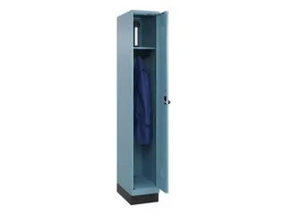 locker,HxBxD 1950x300x500mm,1vak,vak B 300mm,draaigrendel,sokkel - 1