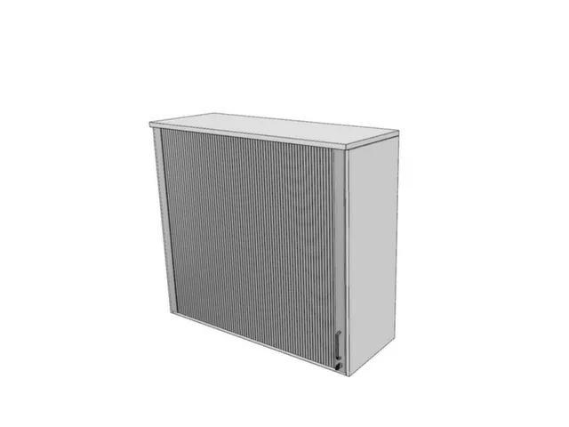 opzetkast,v. roldeurkast,HxBxD 1070x1200x445mm,roldeur,Bl-wit