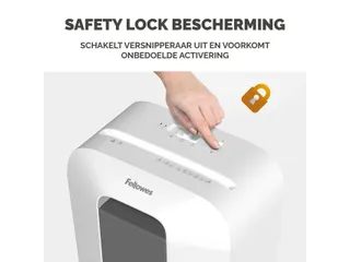 Papiervernietiger Fellowes LX25 4x37mm wit - 11