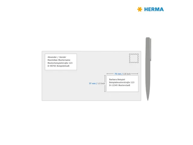 HERMA 4685 Transparante folie-etiketten Mat A4 70x37mm 600 stuks
