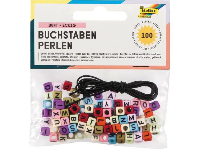 Letterkralen Incl. 1M Elastische Draad 100 Stuks