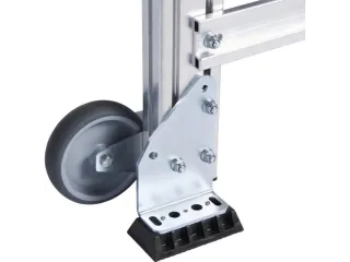 Bordestrap,Verrijdbaar,3Treden,60° Helling,Aluminium - 3