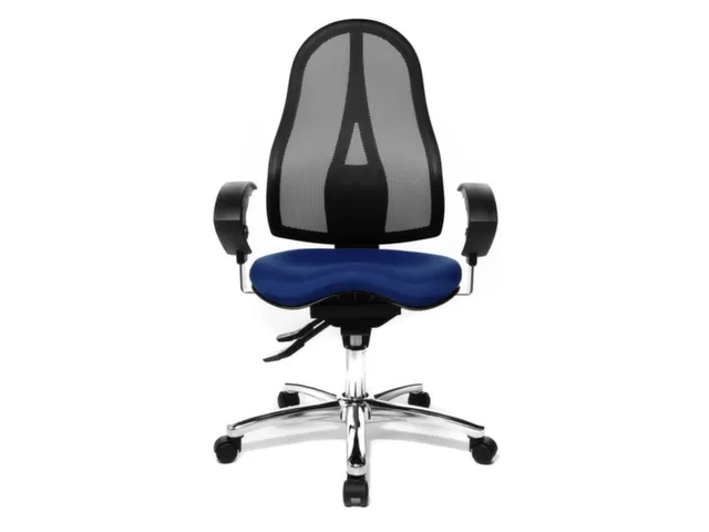 Topstar bureaustoel Sitness 15 met permanent-contactmechanisme Blauw