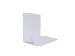Boekensteunen Metaal 14x12x14cm Wit 2 Stuks