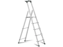 Trap,aluminium,treden diepte 8cm,platformhoogte 1,03m,enkelzijdig