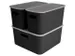 Opbergbox Sunware Home cube zwart