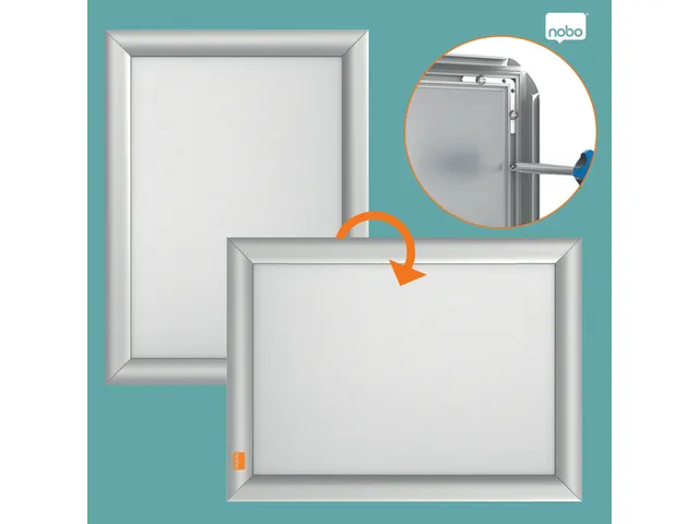 Cadre clipsable Nobo Impression Pro ignifuge A4