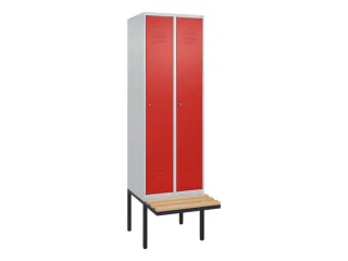locker voor scheiding van kleding,HxBxD 2120x600x815mm,2vak - 1