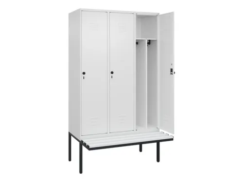 locker voor scheiding van kleding,HxBxD 2120x1200x815mm,3vak