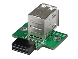 2-poorts USB moederbord header adapter