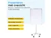BRASQ Flipover Mobiel 70x100cm Magnetisch Wit inclusief accessoires