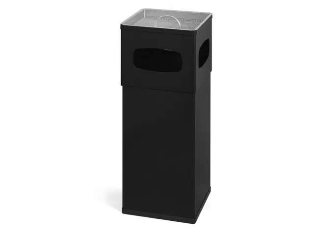 Aluminium as-papierbak 50 Liter Zwart