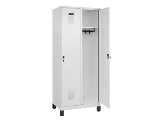 locker,HxBxD 1950x800x500mm,2vak,vak B 400mm,draaigrendel,voeten - 2