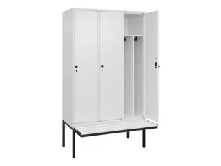locker voor scheiding van kleding,HxBxD 2120x1200x815mm,3vak - 2