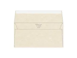 Envelop DL 110x220mm Keaykolour 170µm Parchment Natural 120 Gram