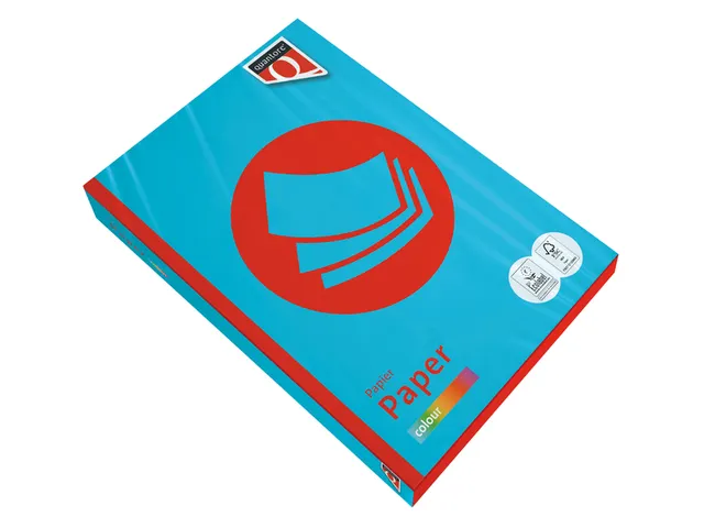 Kopieerpapier Quantore Colour A4 160 Gram Azuurblauw 250vel