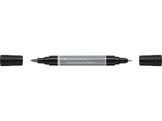 Tekenstift Faber-Castell Pitt Artist Pen duo marker 232 koudgrijs III - 3