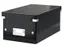 Dvd-box Leitz Click & Store 206x147x352mm Zwart 84% gerecycled karton