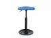 Siège assis-debout 570x770mm Assise mobile triangulaire Tissu Bleu