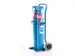 diable pour bouteilles,force 100kg,2x10l bouteille,a. chaîne,RAL5010