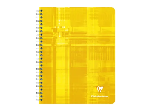 Schrift Clairefontaine A5+ ruit 5x5mm 120 pagina's 90gr assorti