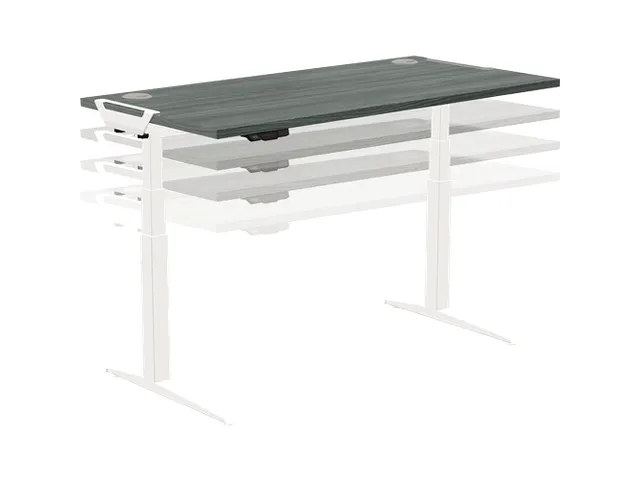 Fellowes Levado Zit Sta Bureau Elektrisch Wit